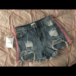 623 Short Velvet Pink